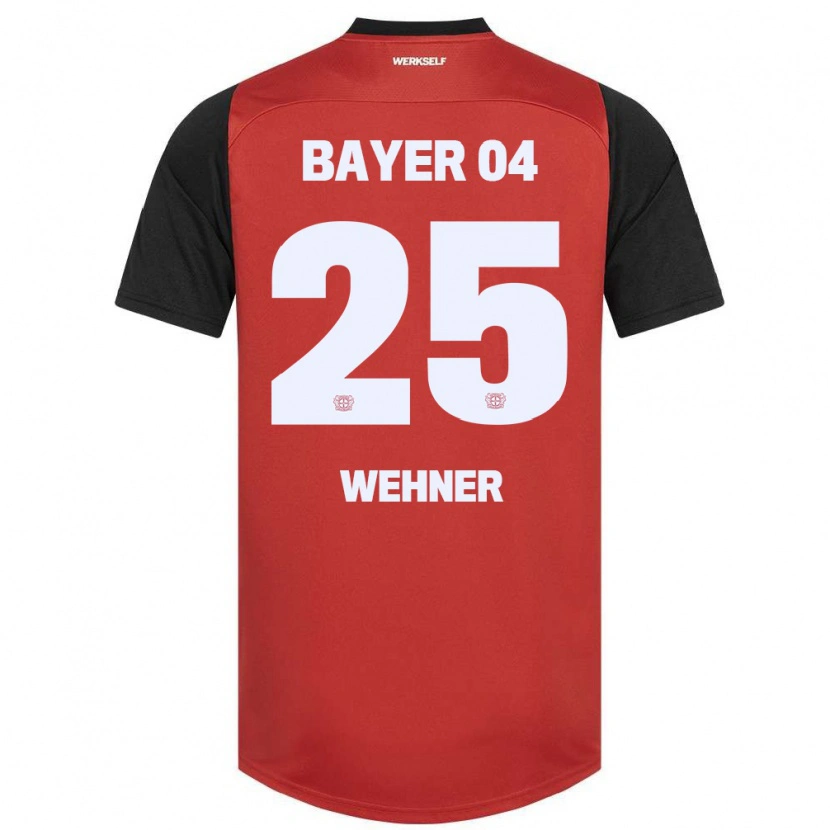 Danxen Kid Luca Wehner #25 Red Black Home Jersey 2024/25 T-Shirt