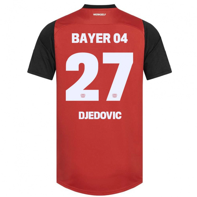 Danxen Kid Seldin Djedovic #27 Red Black Home Jersey 2024/25 T-Shirt