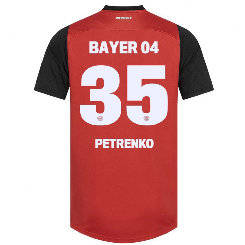 Danxen Kid Oleksandr Petrenko #35 Red Black Home Jersey 2024/25 T-Shirt