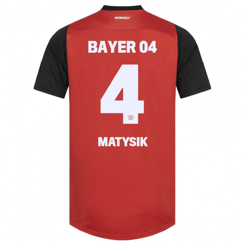 Danxen Kid Sylwia Matysik #4 Red Black Home Jersey 2024/25 T-Shirt