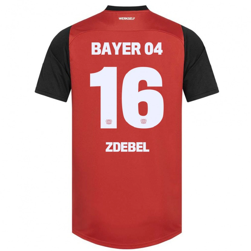 Danxen Kid Sofie Zdebel #16 Red Black Home Jersey 2024/25 T-Shirt