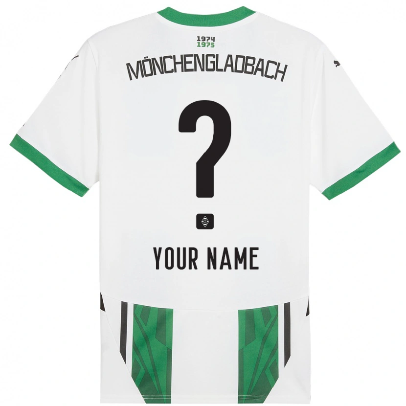 Danxen Kid Your Name #0 White Green Home Jersey 2024/25 T-Shirt