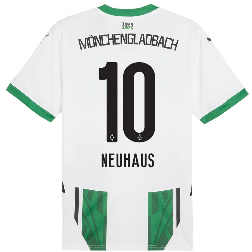 Danxen Kid Florian Neuhaus #10 White Green Home Jersey 2024/25 T-Shirt