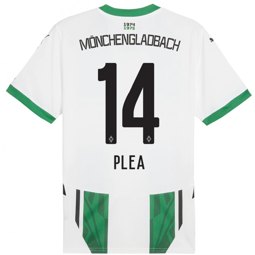 Danxen Kid Alassane Plea #14 White Green Home Jersey 2024/25 T-Shirt