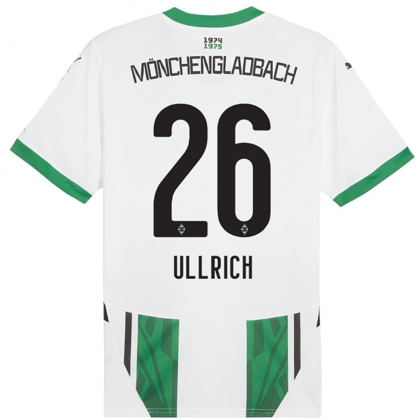 Danxen Kid Lukas Ullrich #26 White Green Home Jersey 2024/25 T-Shirt