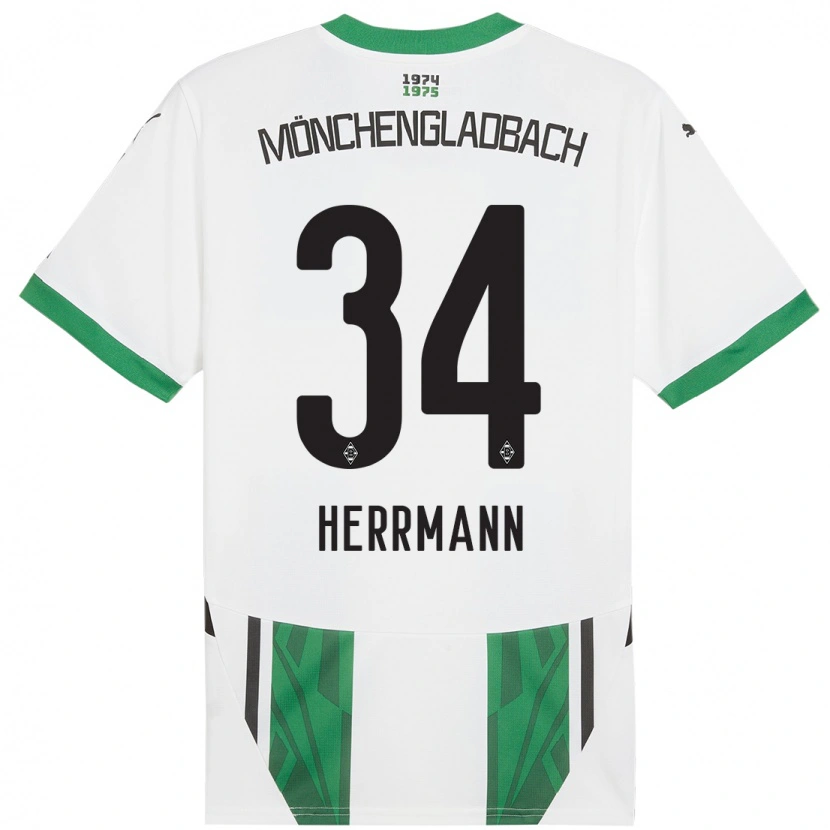 Danxen Kid Charles Herrmann #34 White Green Home Jersey 2024/25 T-Shirt