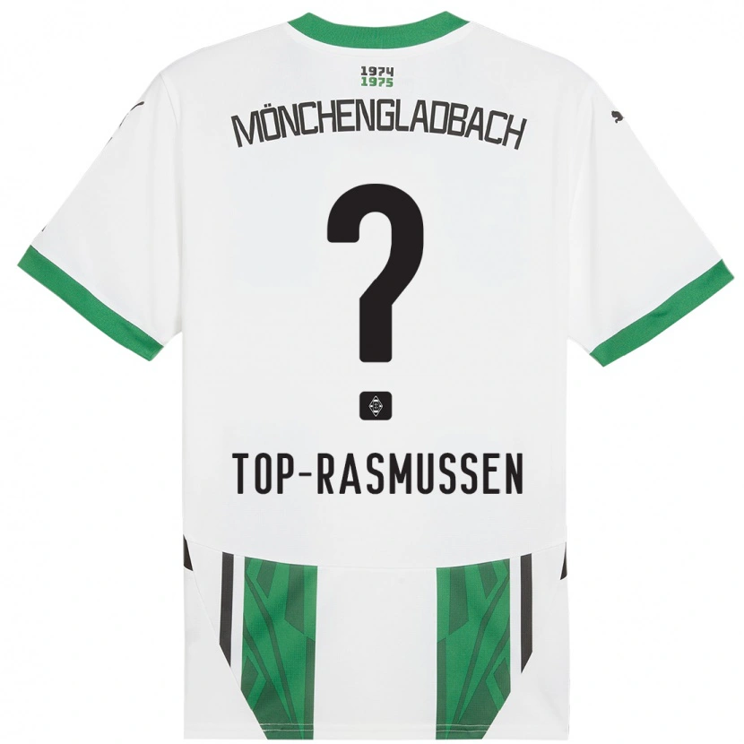 Danxen Kid Tristan Top-Rasmussen #0 White Green Home Jersey 2024/25 T-Shirt