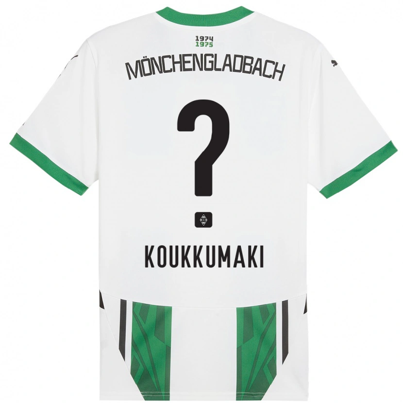 Danxen Kid Taavi Koukkumäki #0 White Green Home Jersey 2024/25 T-Shirt