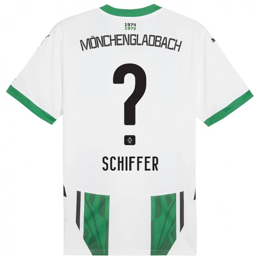 Danxen Kid Ben Schiffer #0 White Green Home Jersey 2024/25 T-Shirt