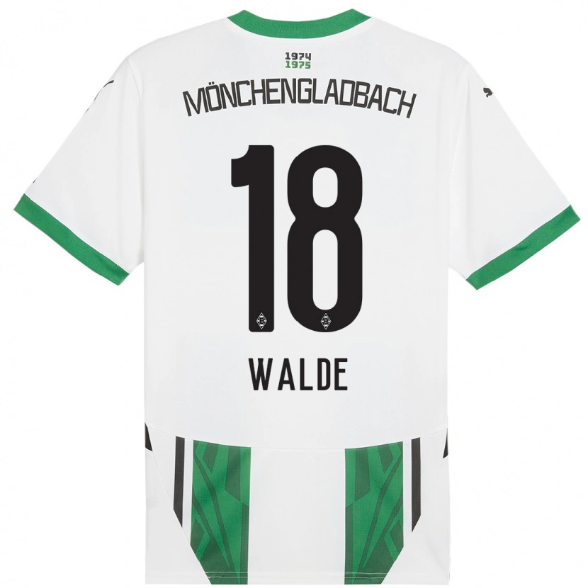 Danxen Kid Simon Walde #18 White Green Home Jersey 2024/25 T-Shirt