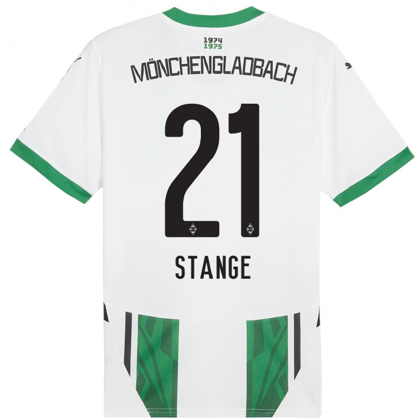 Danxen Kid Veit Stange #21 White Green Home Jersey 2024/25 T-Shirt