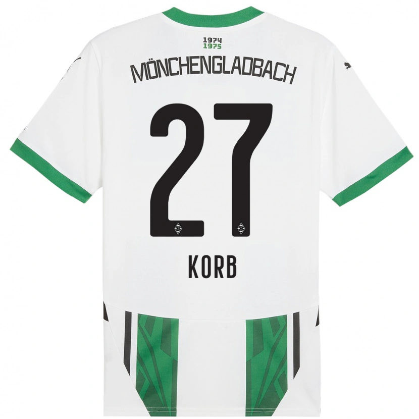 Danxen Kid Julian Korb #27 White Green Home Jersey 2024/25 T-Shirt