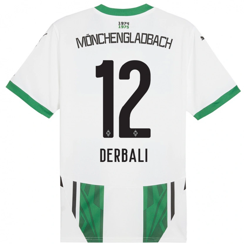 Danxen Kid Louisa Derbali #12 White Green Home Jersey 2024/25 T-Shirt