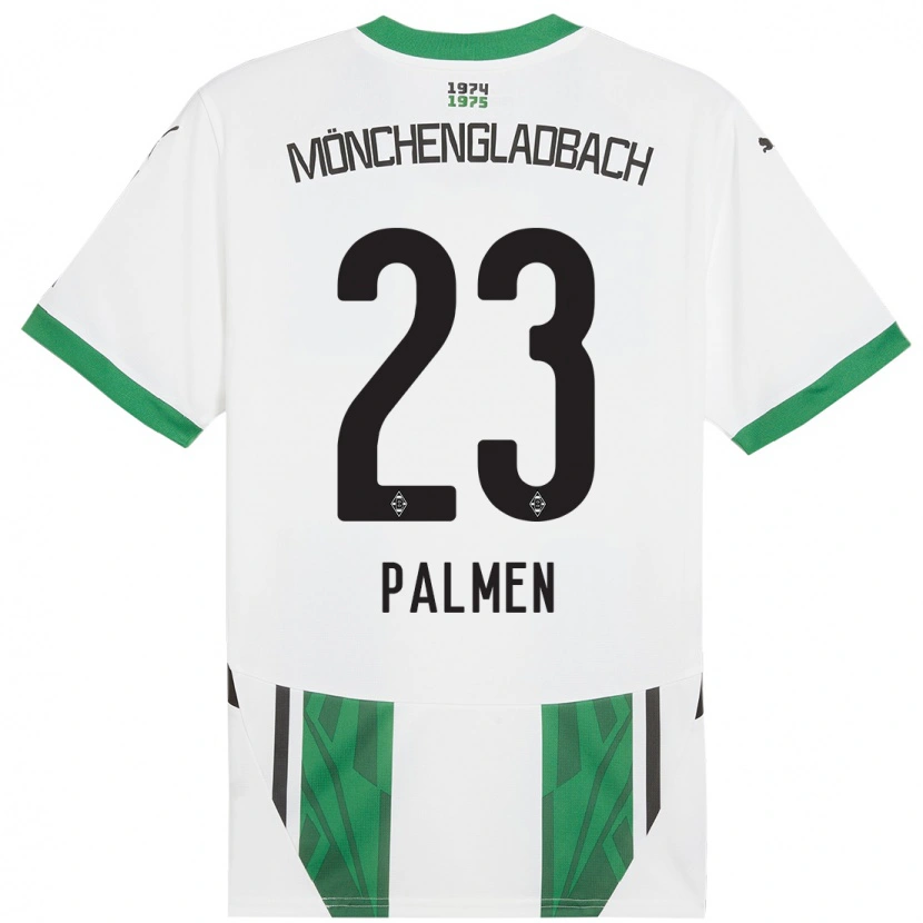 Danxen Kid Luisa Palmen #23 White Green Home Jersey 2024/25 T-Shirt