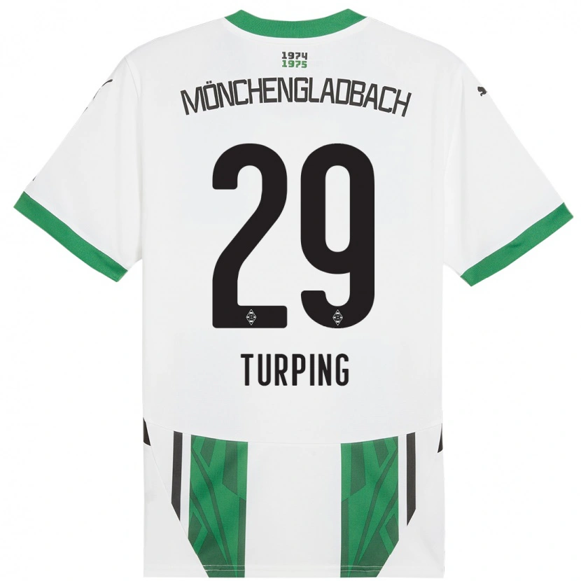 Danxen Kid Selim Turping #29 White Green Home Jersey 2024/25 T-Shirt