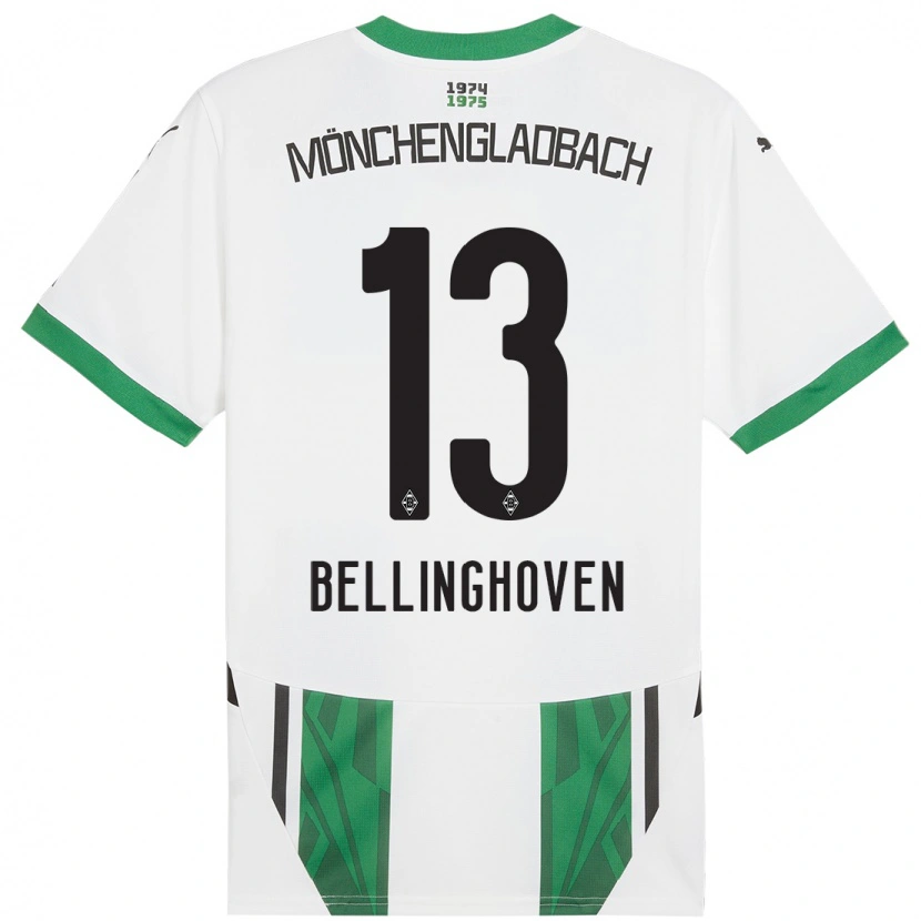 Danxen Kid Christina Bellinghoven #13 White Green Home Jersey 2024/25 T-Shirt