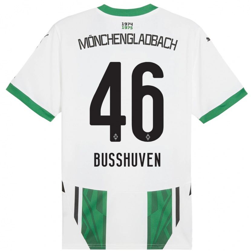 Danxen Kid Alina Busshuven #46 White Green Home Jersey 2024/25 T-Shirt