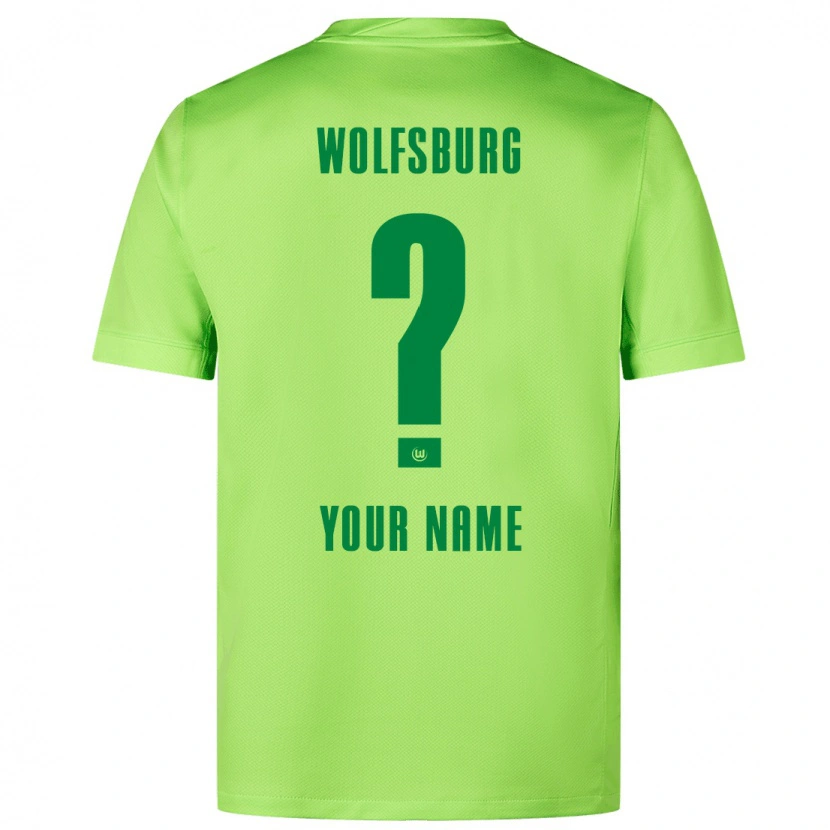 Danxen Kid Your Name #0 Fluorescent Green Home Jersey 2024/25 T-Shirt