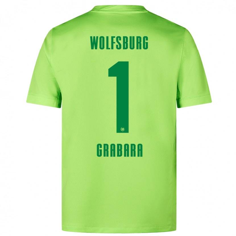 Danxen Kid Kamil Grabara #1 Fluorescent Green Home Jersey 2024/25 T-Shirt