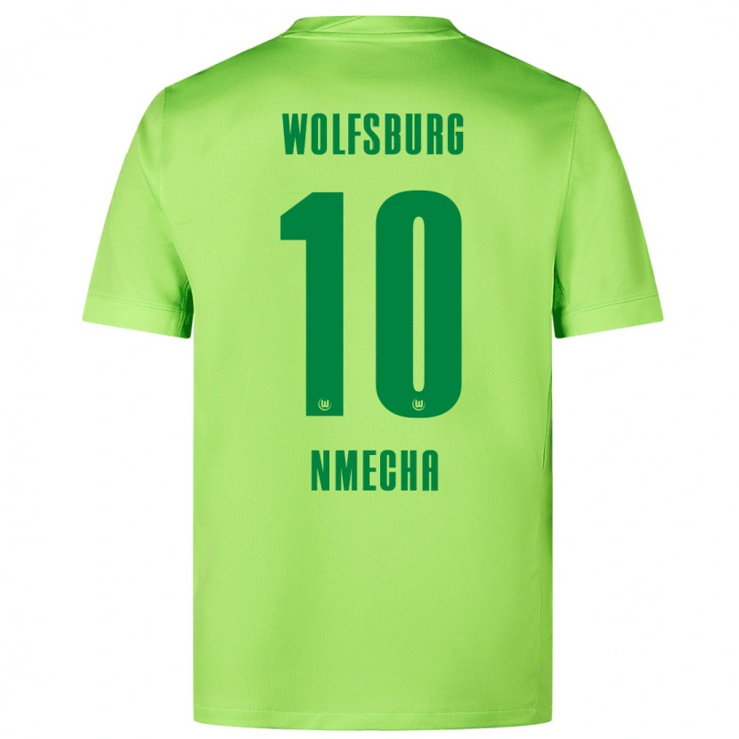 Danxen Kid Lukas Nmecha #10 Fluorescent Green Home Jersey 2024/25 T-Shirt