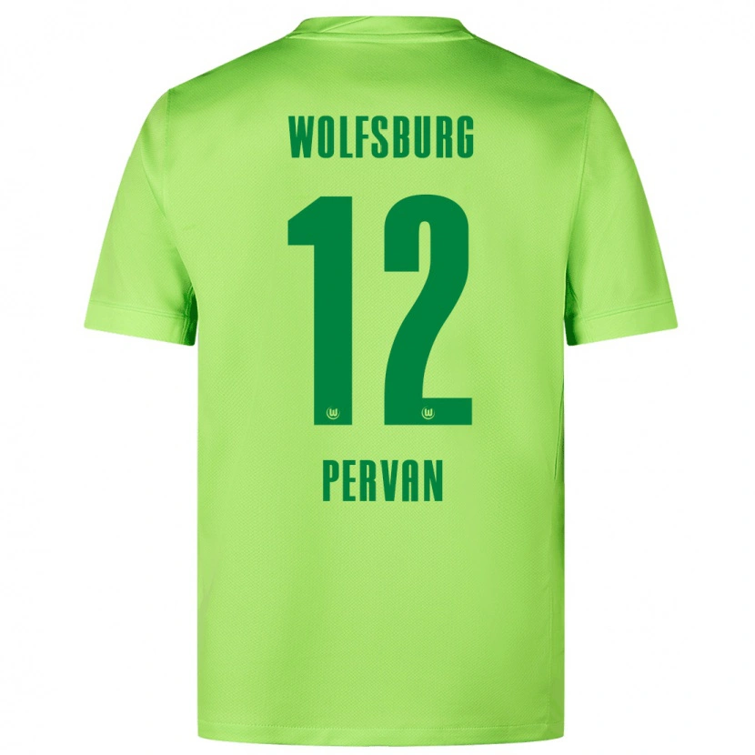 Danxen Kid Pavao Pervan #12 Fluorescent Green Home Jersey 2024/25 T-Shirt