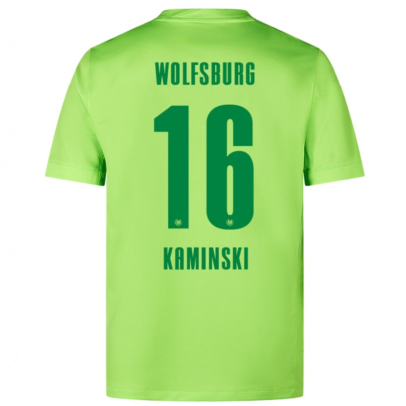 Danxen Kid Jakub Kaminski #16 Fluorescent Green Home Jersey 2024/25 T-Shirt