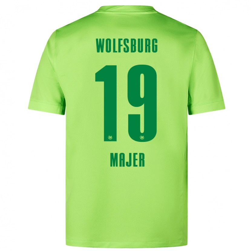 Danxen Kid Lovro Majer #19 Fluorescent Green Home Jersey 2024/25 T-Shirt