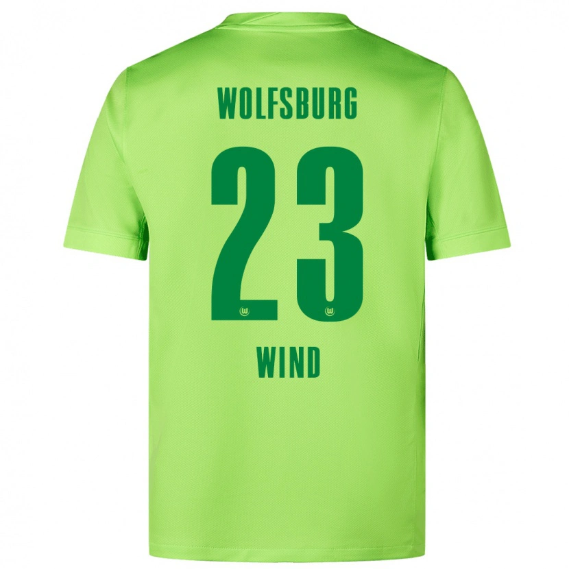 Danxen Kid Jonas Wind #23 Fluorescent Green Home Jersey 2024/25 T-Shirt