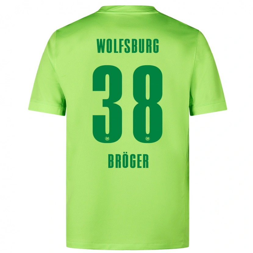 Danxen Kid Bennit Bröger #38 Fluorescent Green Home Jersey 2024/25 T-Shirt