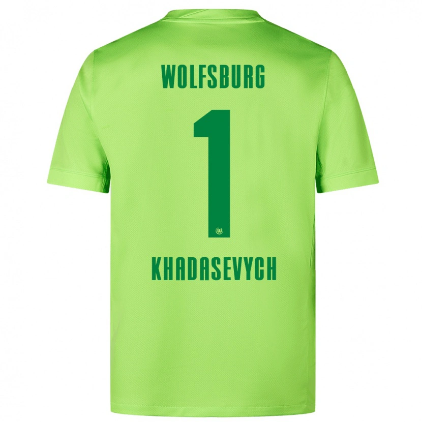 Danxen Kid Kyrylo Khadasevych #1 Fluorescent Green Home Jersey 2024/25 T-Shirt