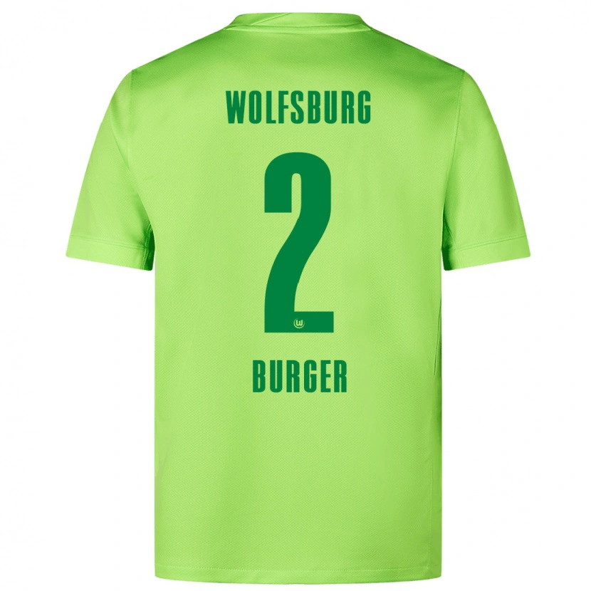 Danxen Kid Jan Bürger #2 Fluorescent Green Home Jersey 2024/25 T-Shirt