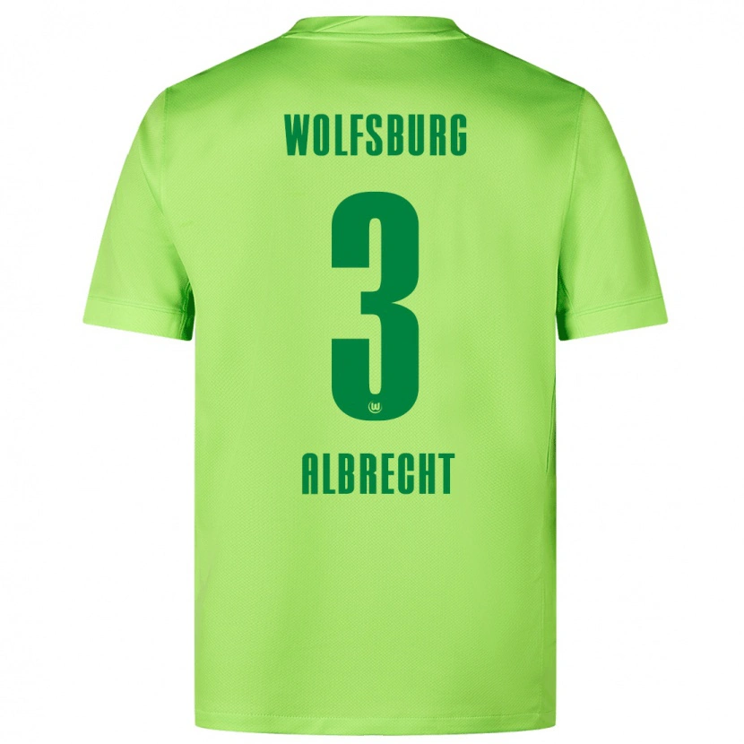 Danxen Kid Ben Albrecht #3 Fluorescent Green Home Jersey 2024/25 T-Shirt