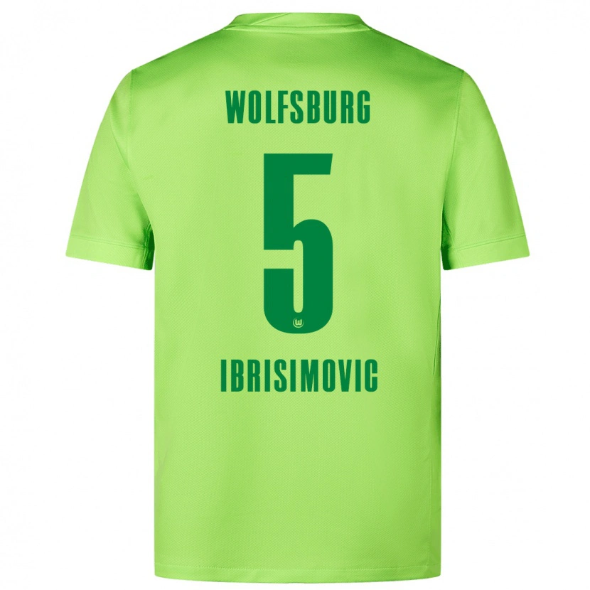 Danxen Kid Amar Ibrisimovic #5 Fluorescent Green Home Jersey 2024/25 T-Shirt