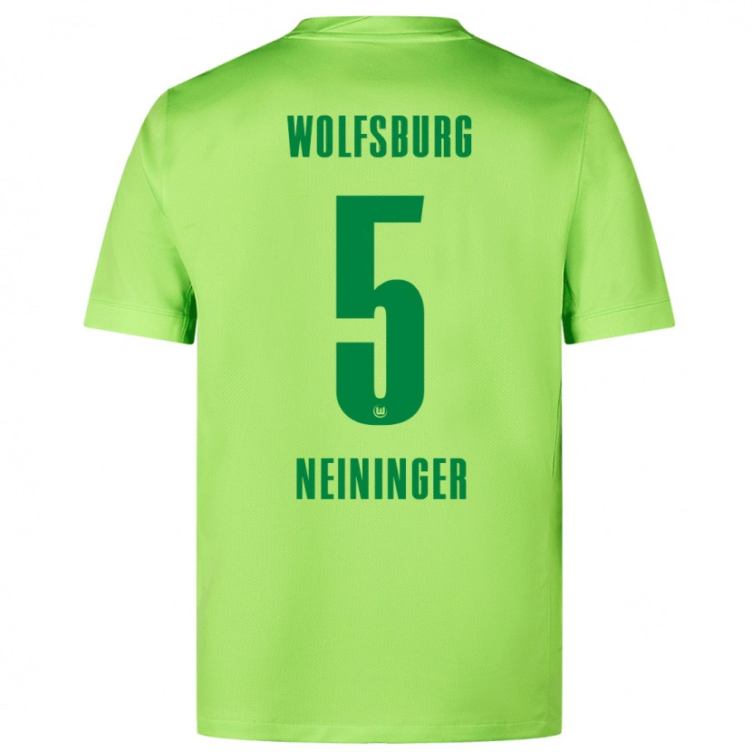 Danxen Kid Tim Neininger #5 Fluorescent Green Home Jersey 2024/25 T-Shirt