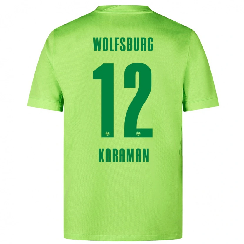 Danxen Kid Tarik Karaman #12 Fluorescent Green Home Jersey 2024/25 T-Shirt