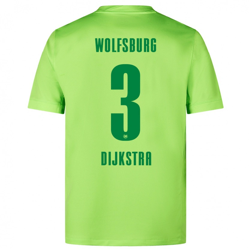 Danxen Kid Caitlin Dijkstra #3 Fluorescent Green Home Jersey 2024/25 T-Shirt