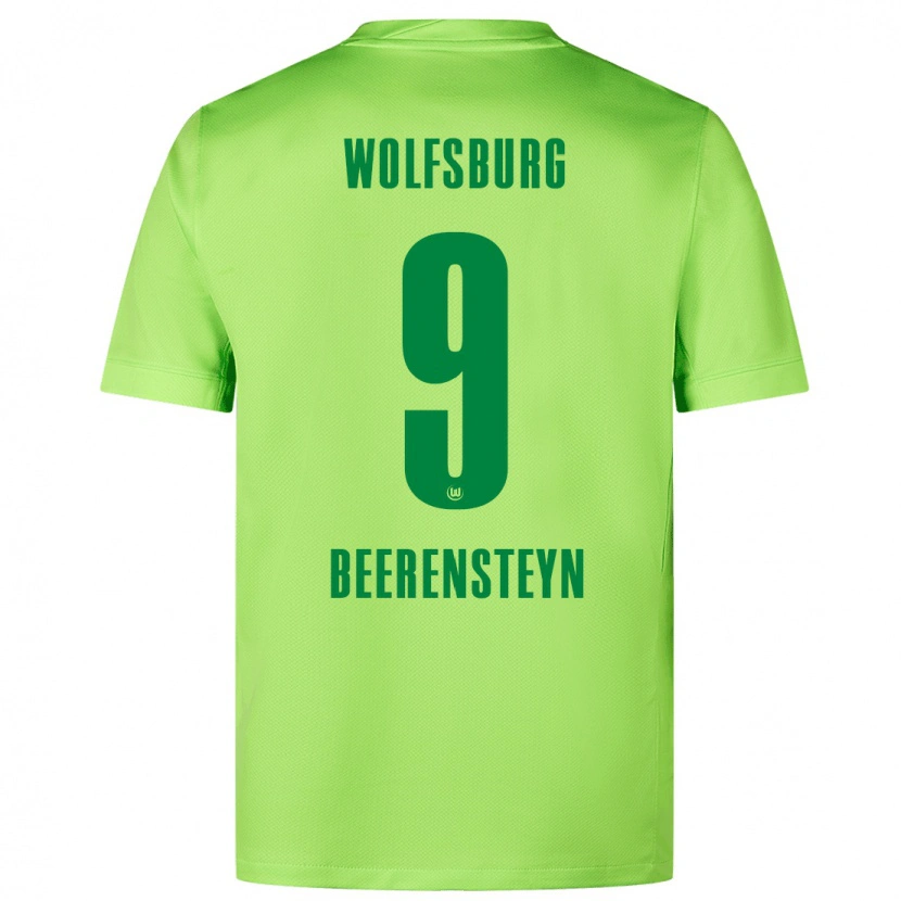 Danxen Kid Lineth Beerensteyn #9 Fluorescent Green Home Jersey 2024/25 T-Shirt