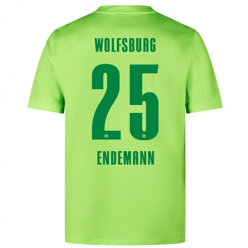 Danxen Kid Vivien Endemann #25 Fluorescent Green Home Jersey 2024/25 T-Shirt