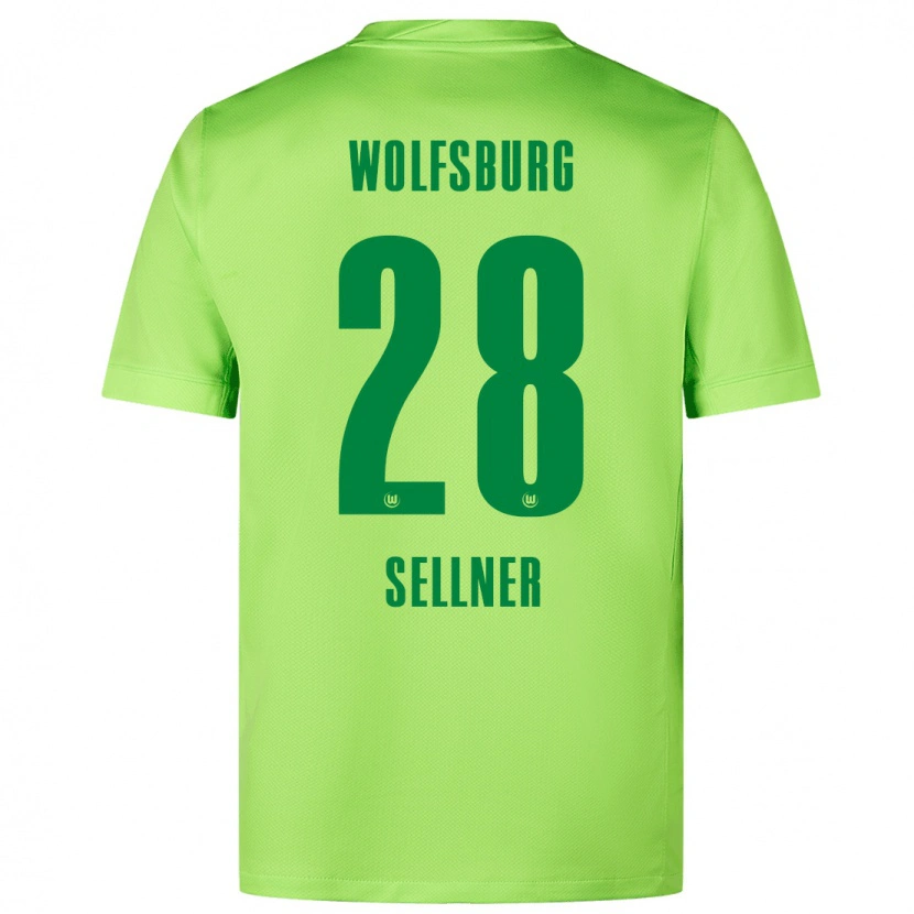 Danxen Kid Tabea Sellner #28 Fluorescent Green Home Jersey 2024/25 T-Shirt