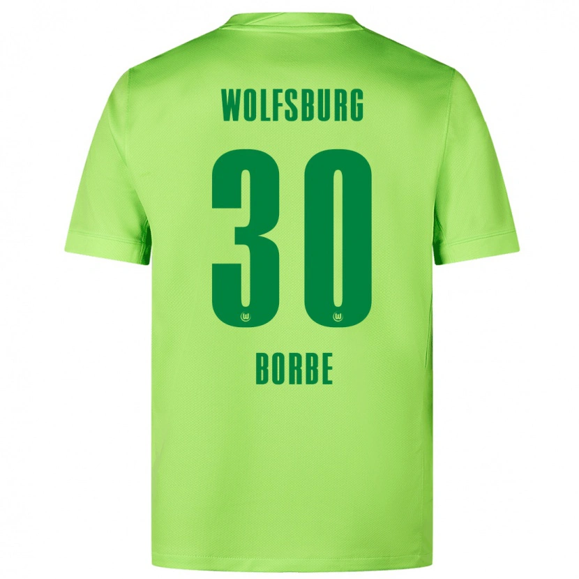 Danxen Kid Anneke Borbe #30 Fluorescent Green Home Jersey 2024/25 T-Shirt