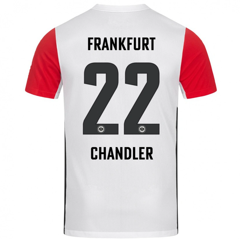 Danxen Kid Timothy Chandler #22 White Red Home Jersey 2024/25 T-Shirt