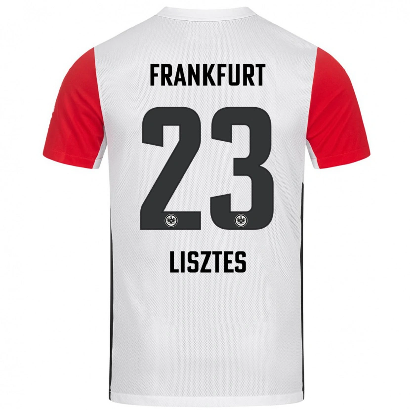 Danxen Kid Krisztián Lisztes #23 White Red Home Jersey 2024/25 T-Shirt