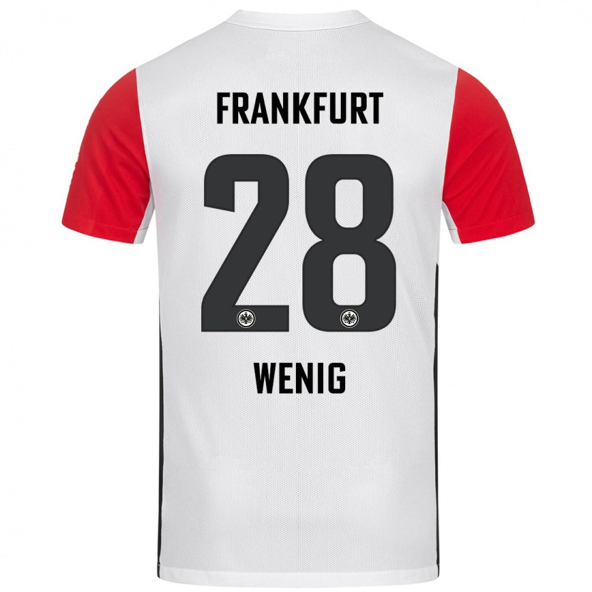 Danxen Kid Marcel Wenig #28 White Red Home Jersey 2024/25 T-Shirt