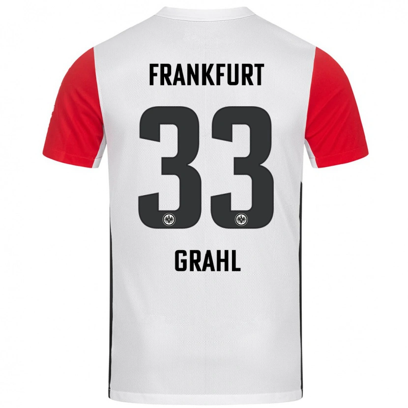 Danxen Kid Jens Grahl #33 White Red Home Jersey 2024/25 T-Shirt