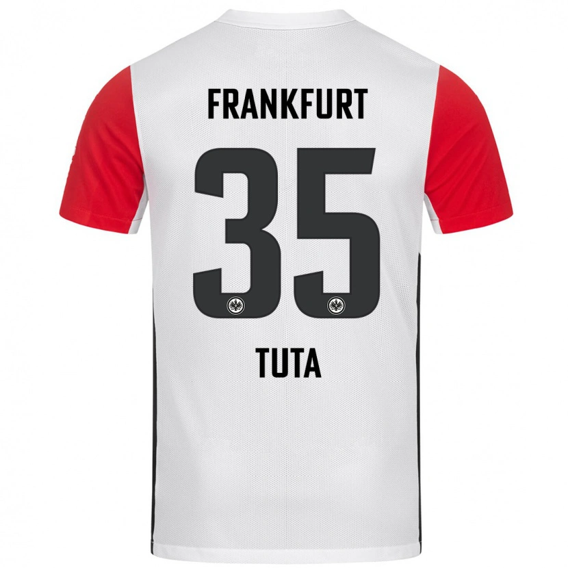 Danxen Kid Tuta #35 White Red Home Jersey 2024/25 T-Shirt