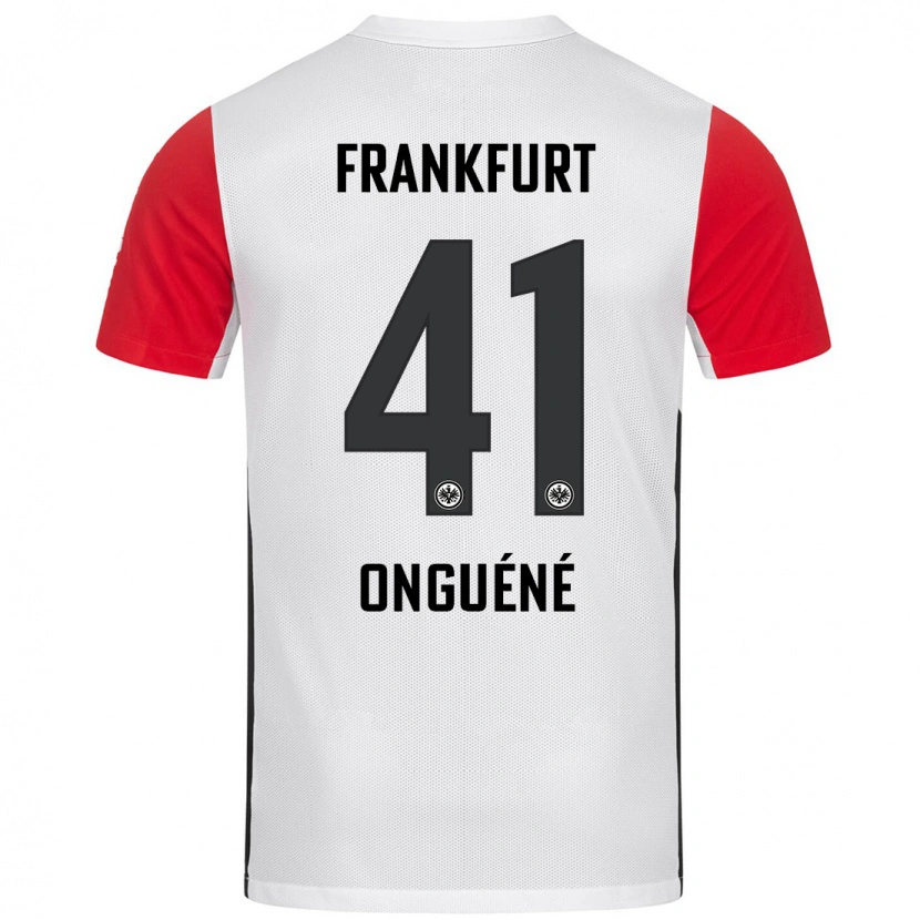 Danxen Kid Jérôme Onguéné #41 White Red Home Jersey 2024/25 T-Shirt