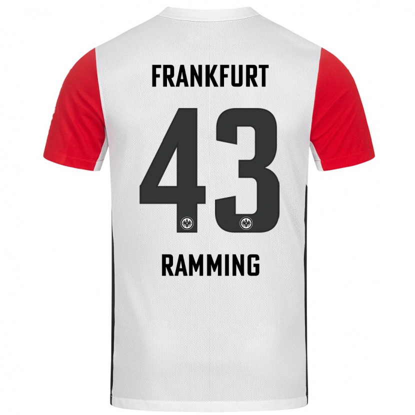 Danxen Kid Nils Ramming #43 White Red Home Jersey 2024/25 T-Shirt