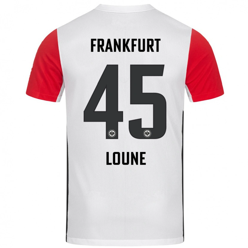 Danxen Kid Mehdi Loune #45 White Red Home Jersey 2024/25 T-Shirt