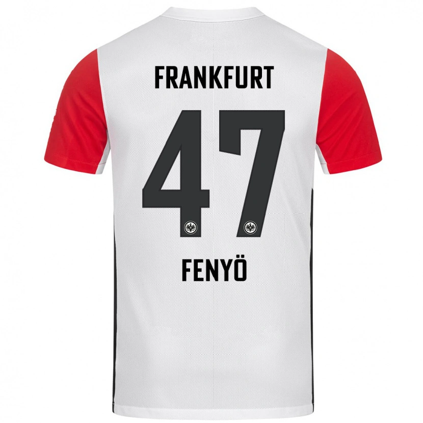 Danxen Kid Noah Fenyő #47 White Red Home Jersey 2024/25 T-Shirt