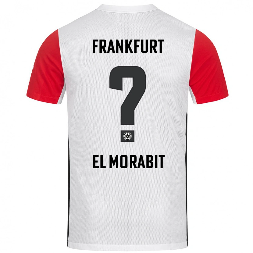 Danxen Kid Anas El Morabit #0 White Red Home Jersey 2024/25 T-Shirt